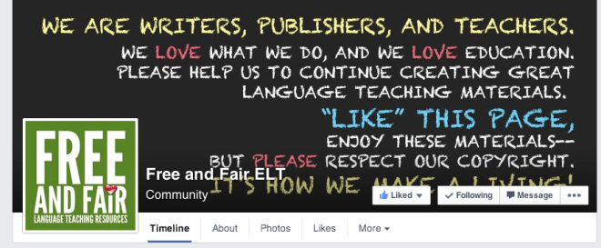 Screenshot: Free and Fair ELT