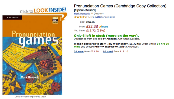 Screenshot from Amazon