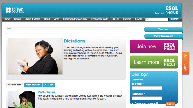 Screenshot 2 from ESOL Nexus