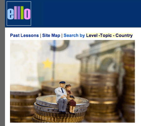 Screenshot 1 from Elllo.org