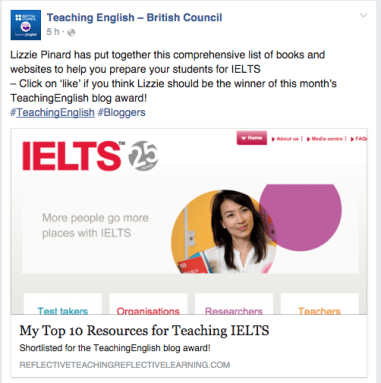 Shortlisted! Thank you TEBC!